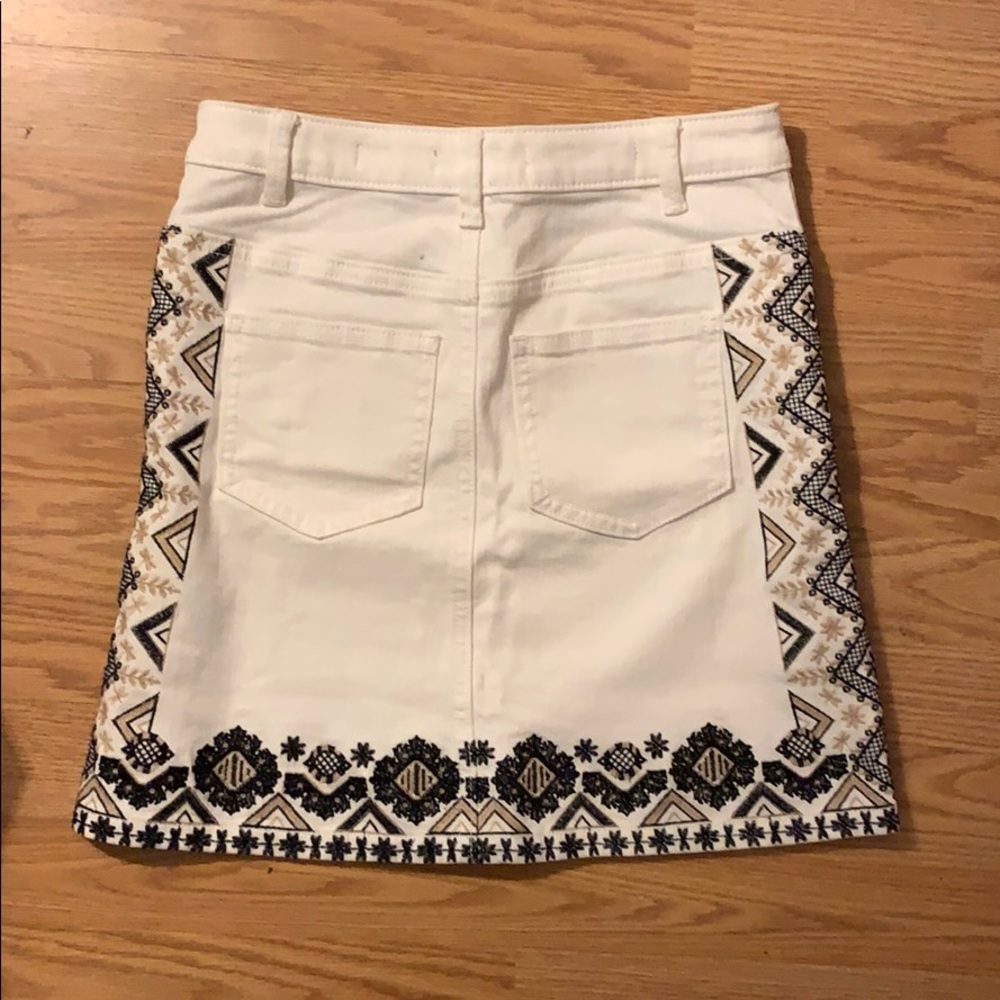 NWOT Anthro Pilcro and the Letterpress Skirt